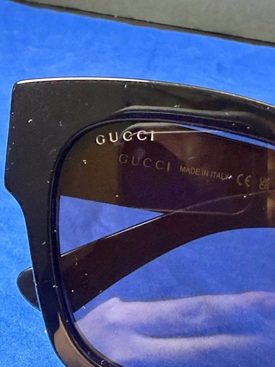 NEW Authentic Gucci Black and Grey Oversized Sunglasses GG1789S - Picture 10 of 10